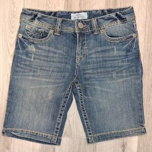 Aeropostale Blue Denim with Yellow Stitching
